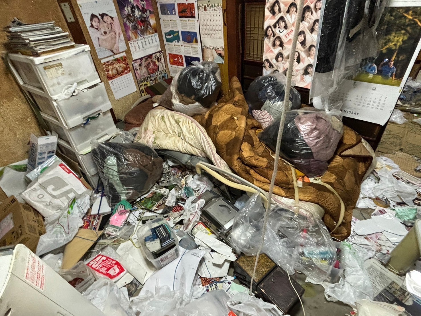 ゴミ屋敷片付け前の状態