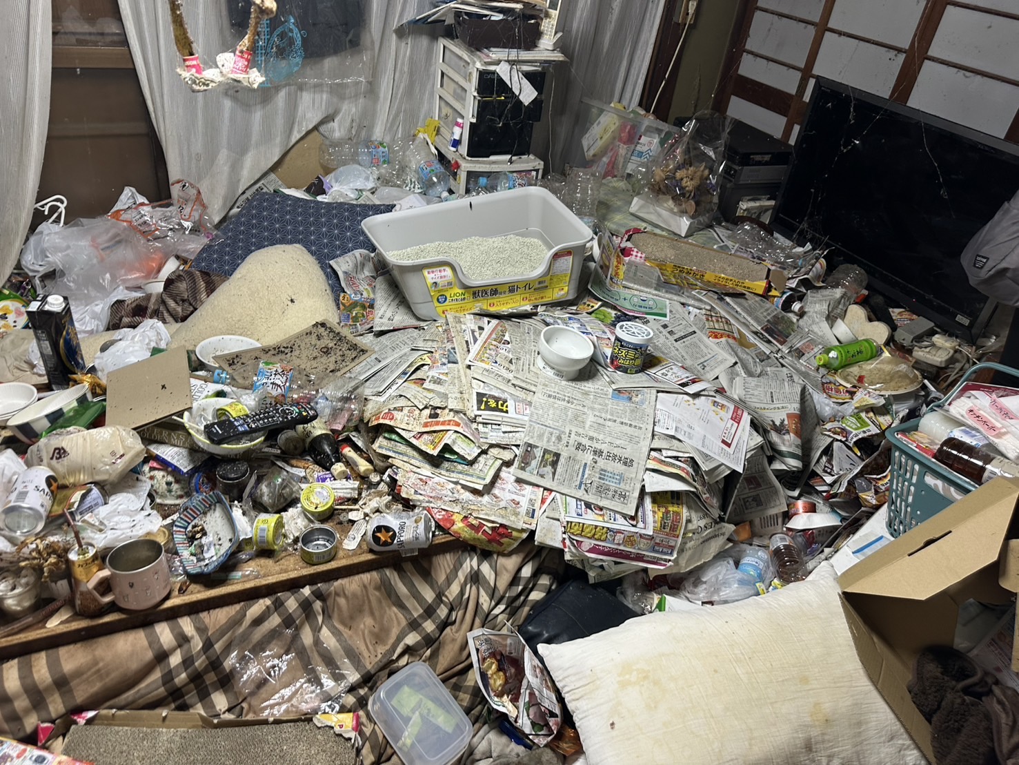 ゴミ屋敷片付け前