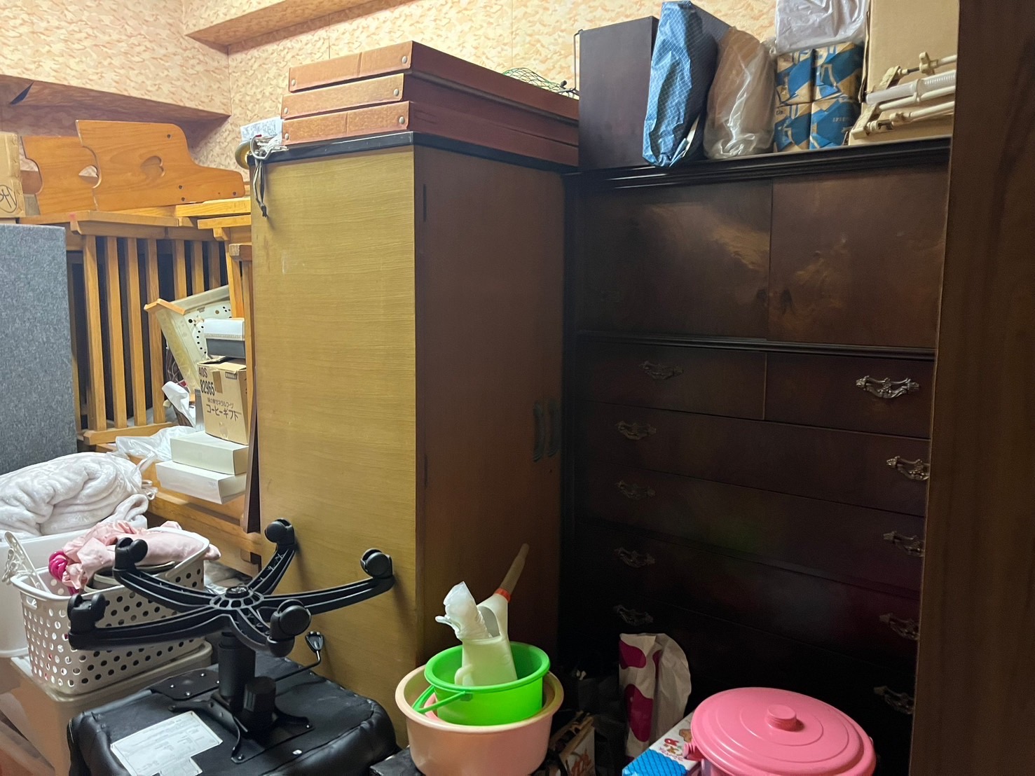 実際の遺品整理前の写真